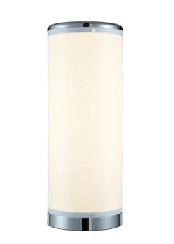 Glow LED Starburst Cylinder Table Lamp with Remote Control (36.5cm x 13cm)