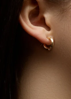 Golden Moments 9ct Yellow Gold Polished Hoop Creole Earrings