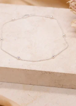 Golden Moments Sterling Silver Ball Chain Bracelet