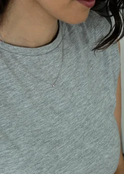 Golden Moments Sterling Silver 'Y' Initial  Necklace
