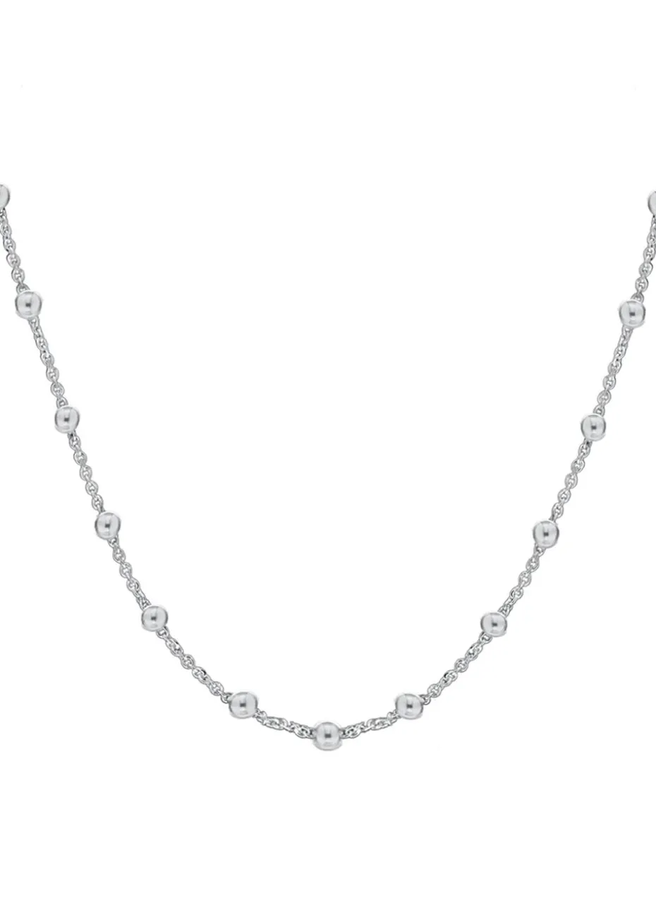 Golden Moments Sterling Silver Ball Chain