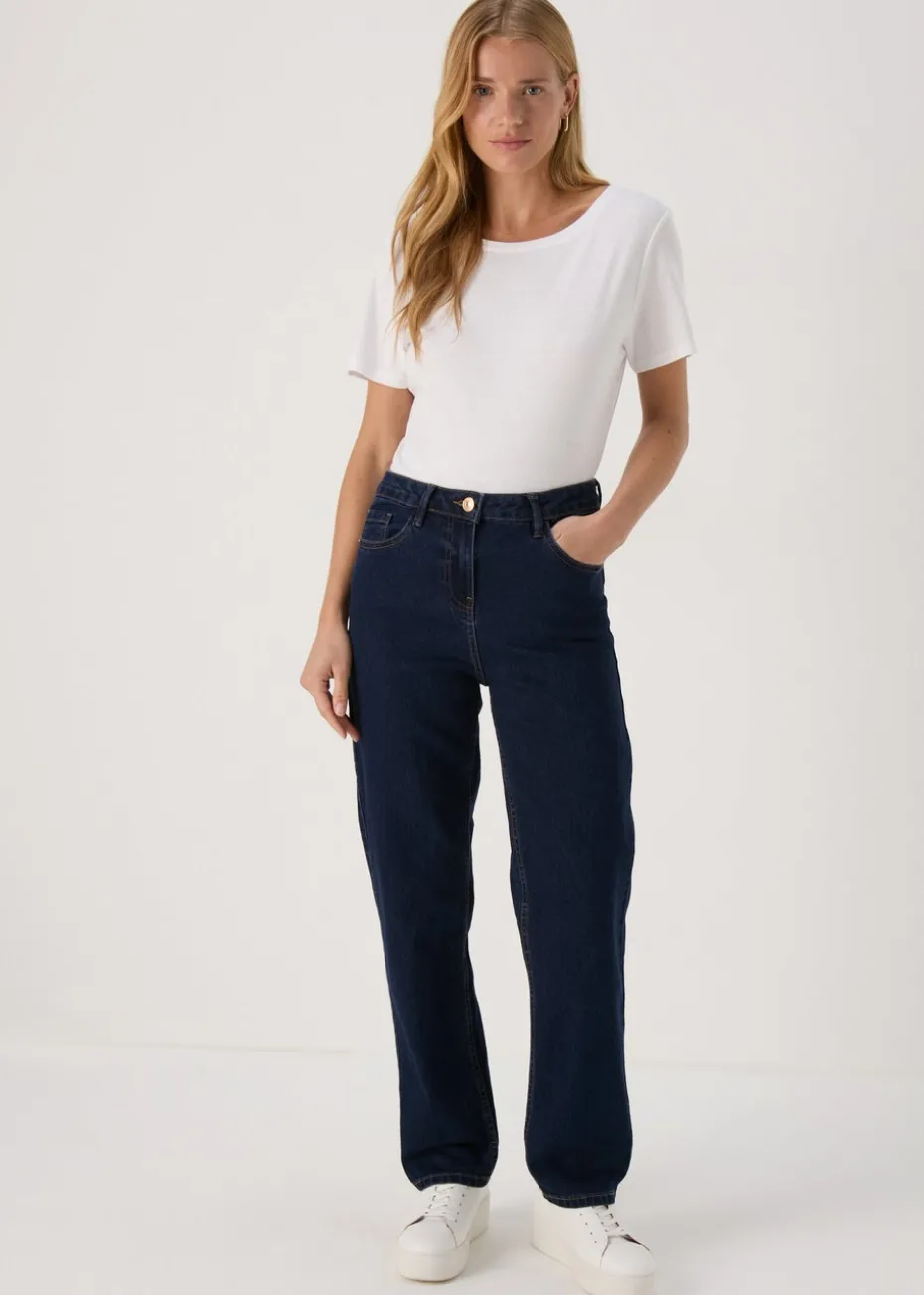 Grace Rinse Wash Straight Fit Jeans