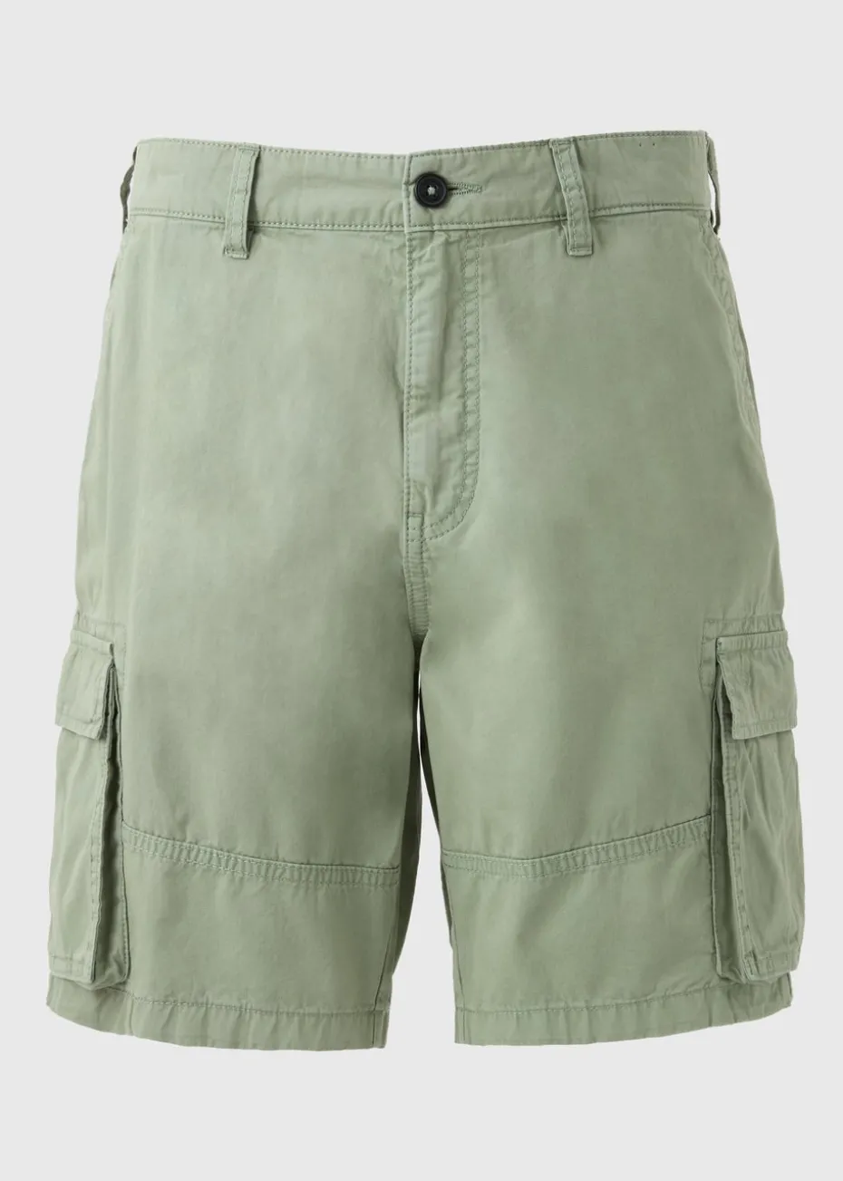 Green Washed Cargo Shorts