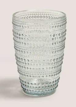 Grey Bubble Embossed Wine Glass