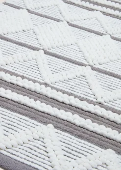 Grey Cabana Bathmat