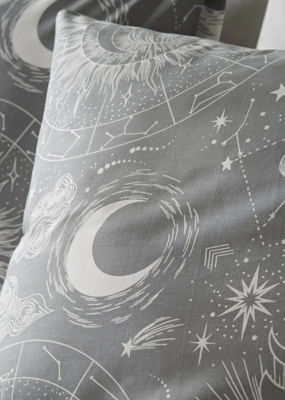 Grey Celestial Duvet Set