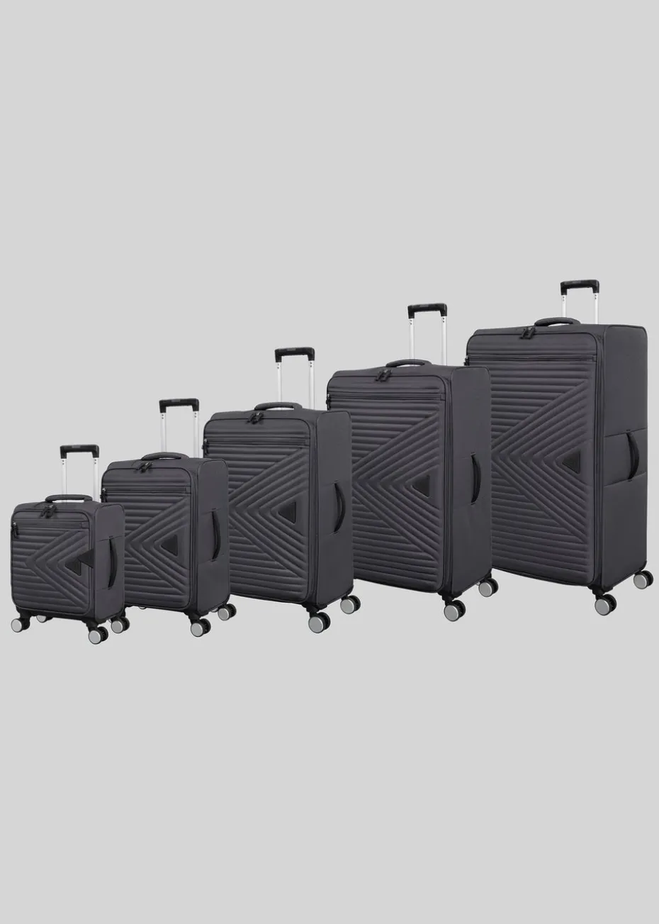 Grey Expedite Soft Suitcase