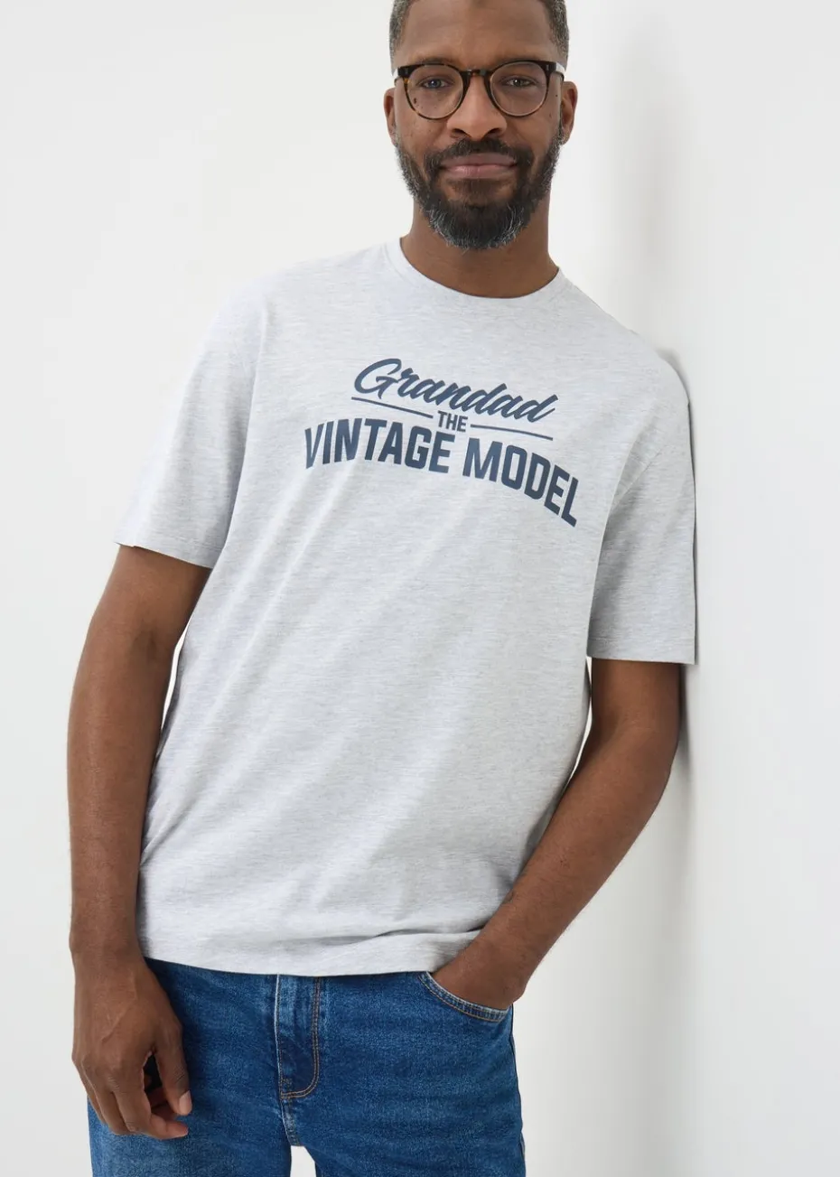 Grey Grandad Vintage Model T-Shirt