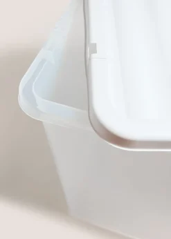 Grey Lid Storage Box (27 Litres)