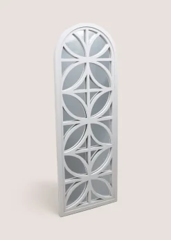 Grey Ornate Mirror