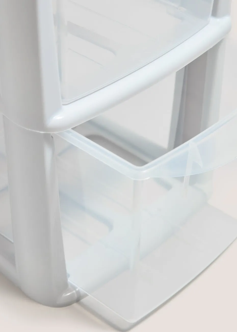 Grey Small Drawer Tower