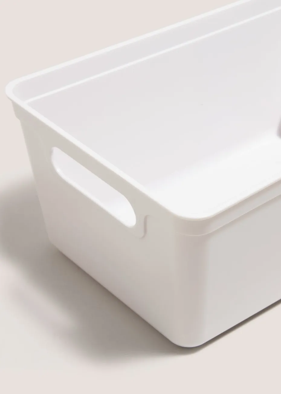 Grey Small Storage Tray (25cm x16.5cm x11.5cm)