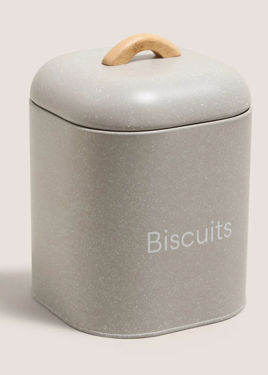 Grey Speckled Bread Bin
