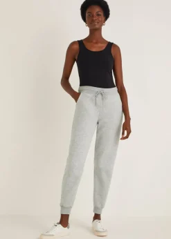 Grey Tapered Jogging Bottoms