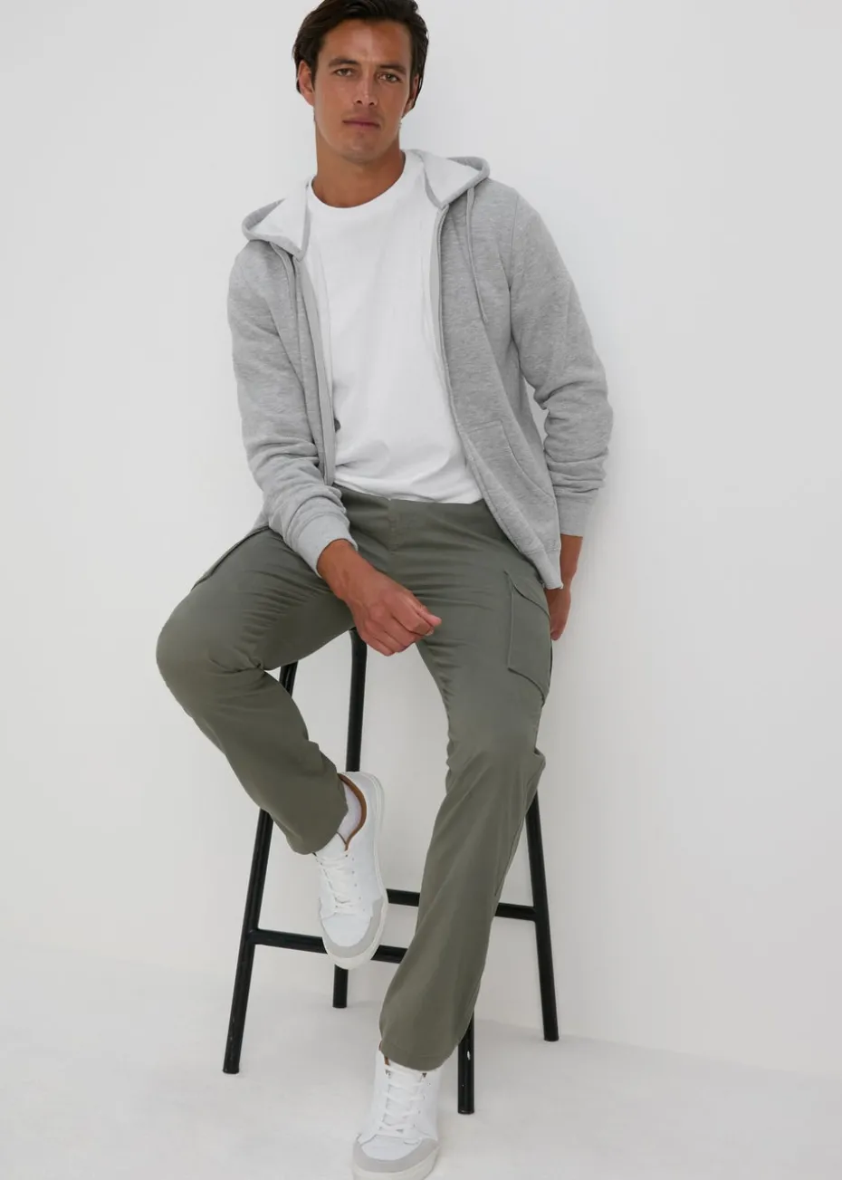 Grey Zip Up Hoodie