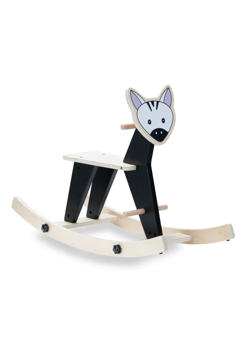 Hauck Zebra Rock N Swing Wooden Rocker