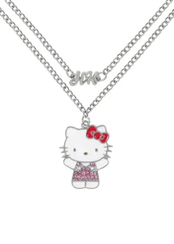 Hello Kitty Silver Plated Necklace Card Box  2pc