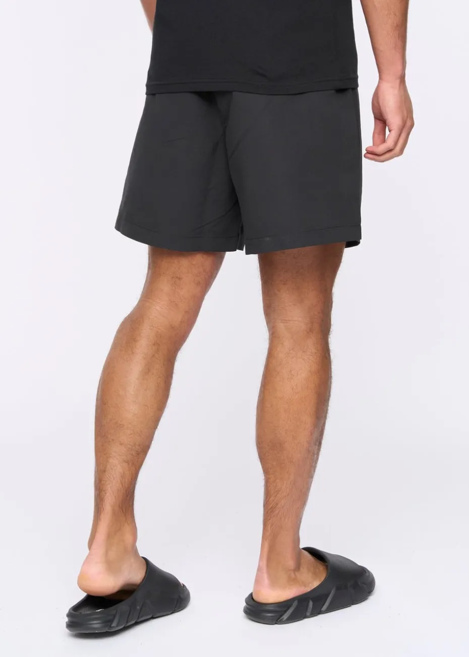Henleys Black Henybold Swim Shorts