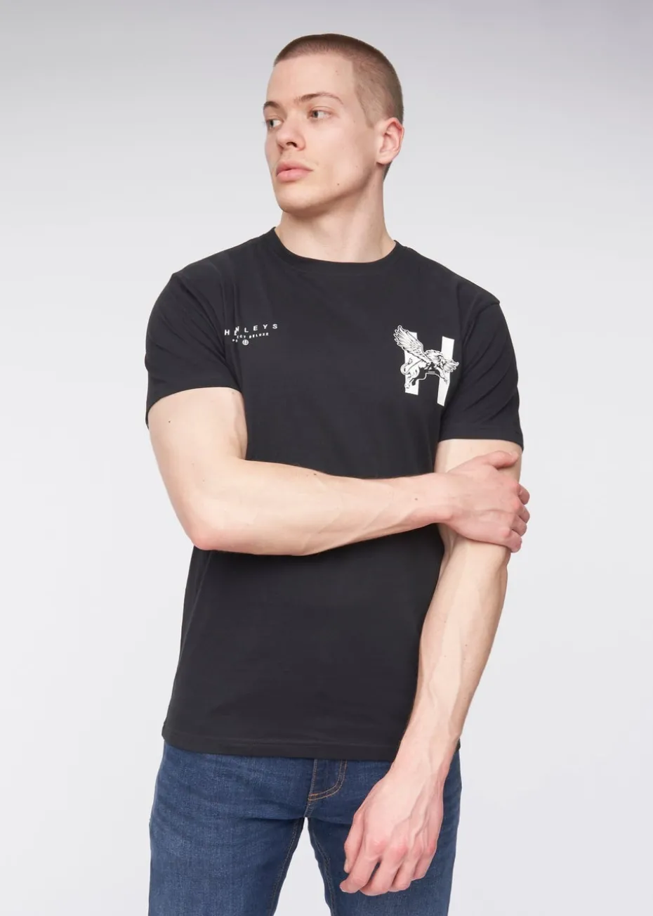 Henleys Black Kilhen T-Shirt