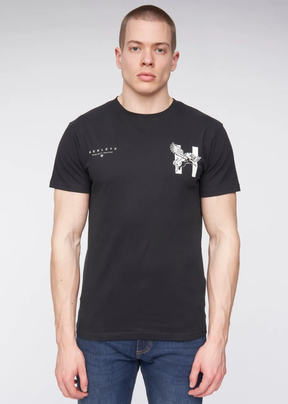Henleys Black Kilhen T-Shirt