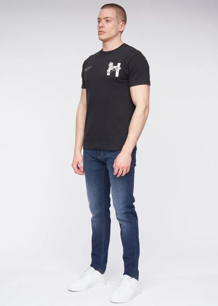 Henleys Black Kilhen T-Shirt
