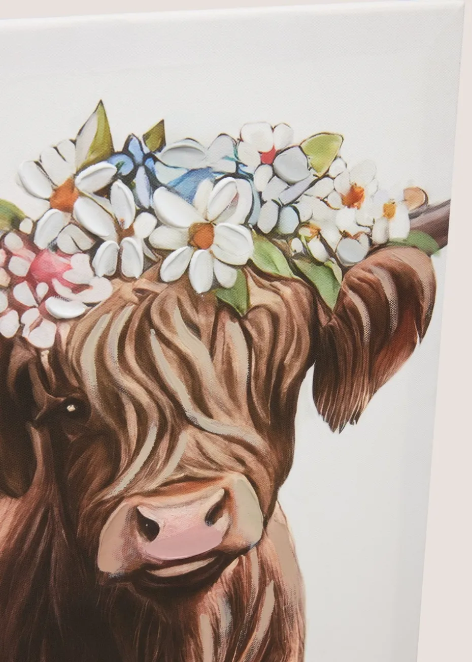 Highland Cow Canvas