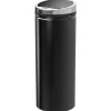 HOMCOM Black Kitchen Waste Bin (30.5cm x 30.5cm x 81.5cm 50L)