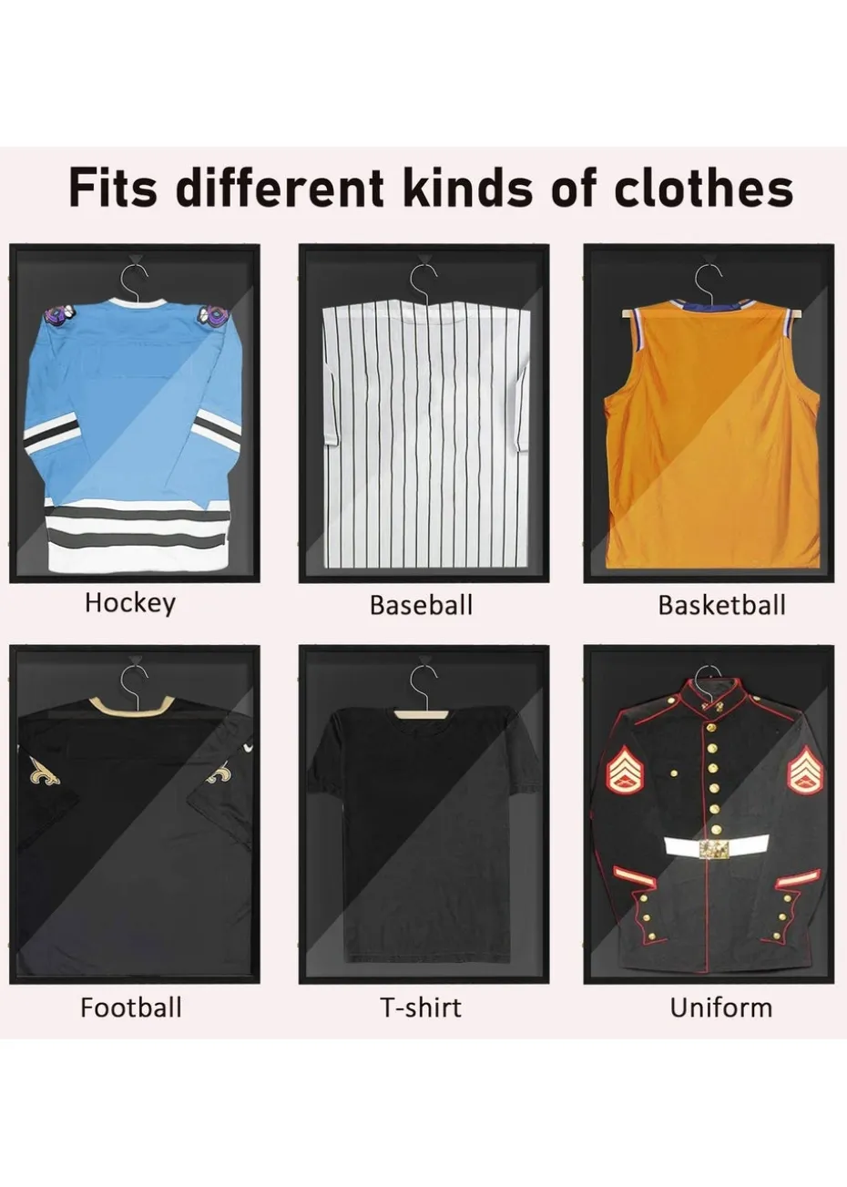 HOMCOM Football Shirt Frame with UV Protection Acrylic Panel