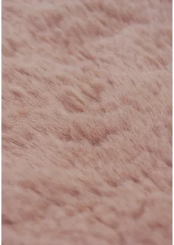 Homemaker Blush Luxury Fur Double Rug