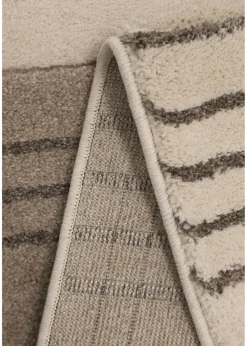 Homemaker Sara Carved Abstract Arcs Natural Rug