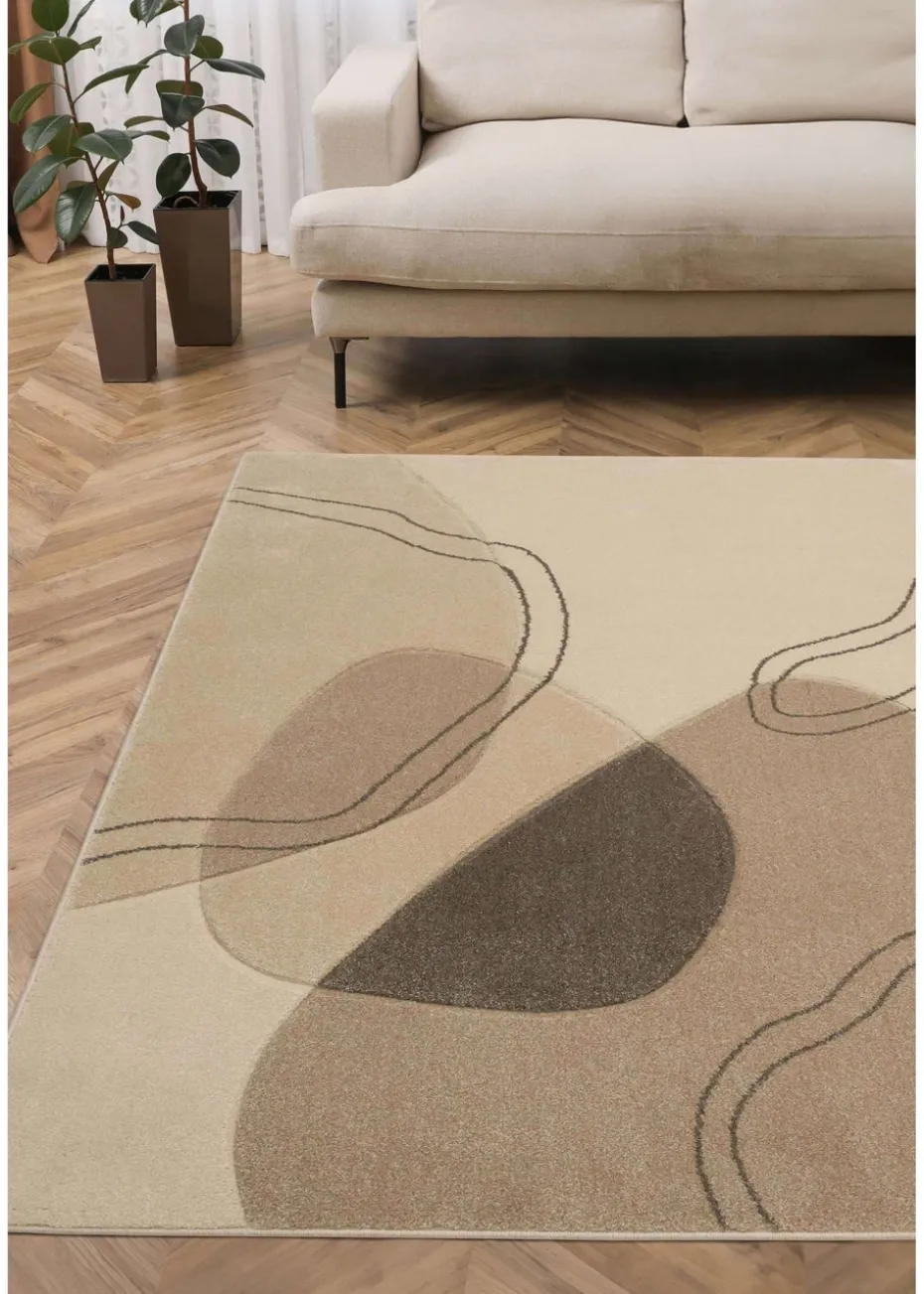 Homemaker Sara Carved Abstract Natural Rug