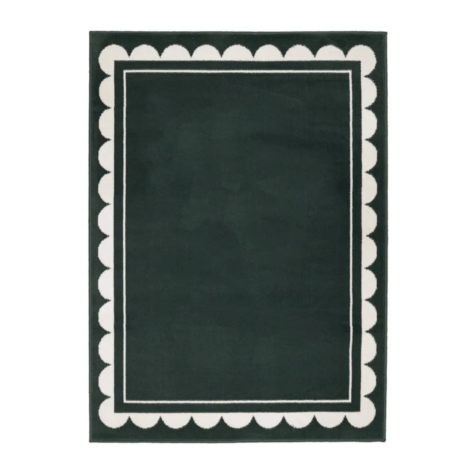Homemaker Scallop Forest Green Rug