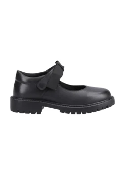 Hush Puppies Black Astrid Bow Senior
