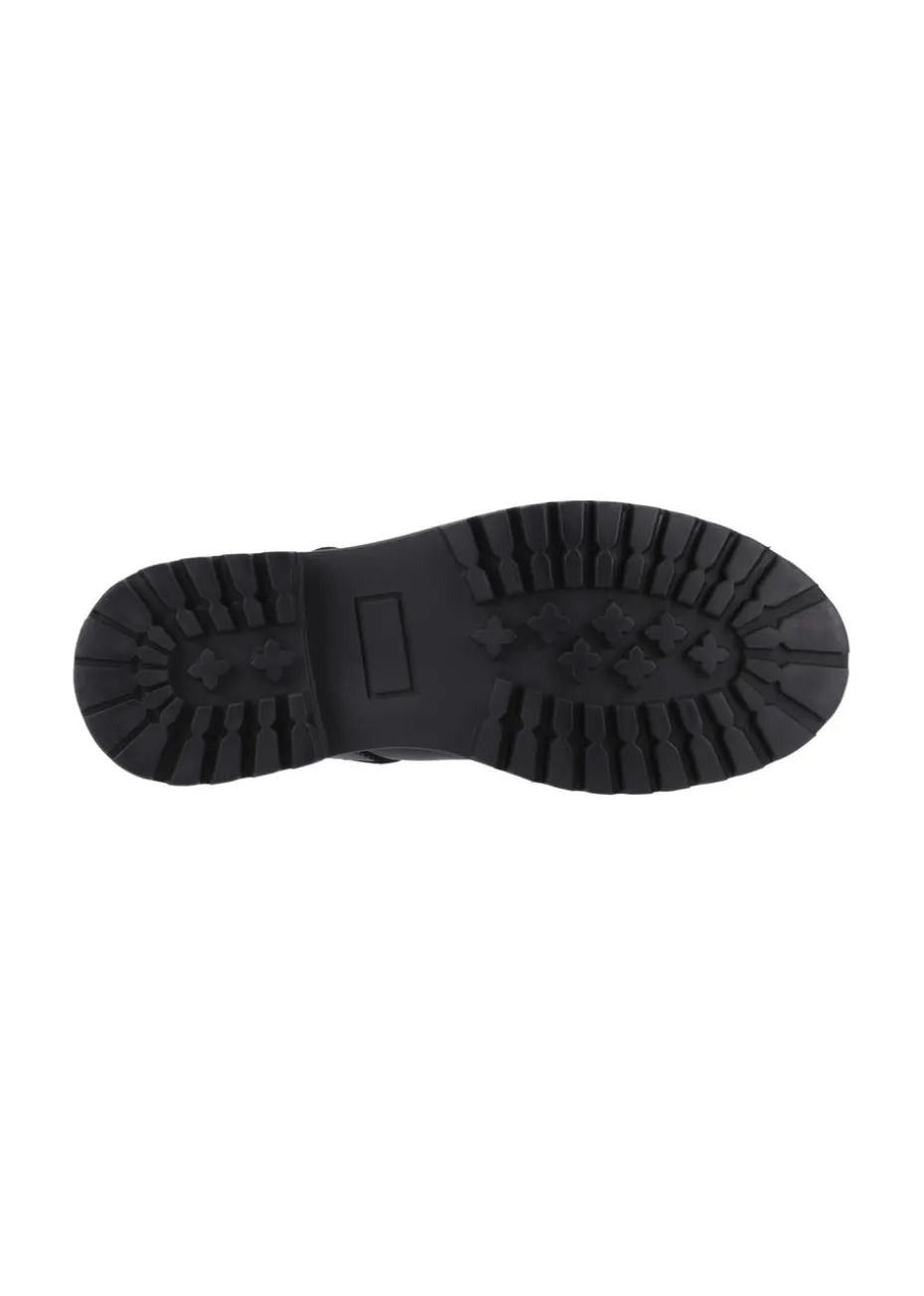 Hush Puppies Black Aurora Patent Senior Shoe