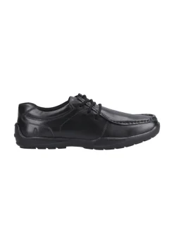 Hush Puppies Black Mackenzie Wallabee Senior