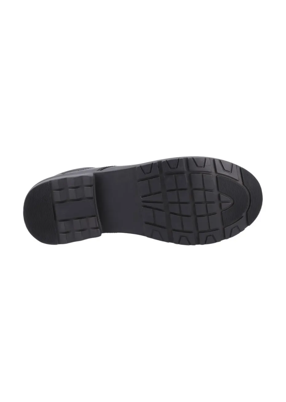 Hush Puppies Boys Black Bruno Senior School Shoes (Older 3-6)