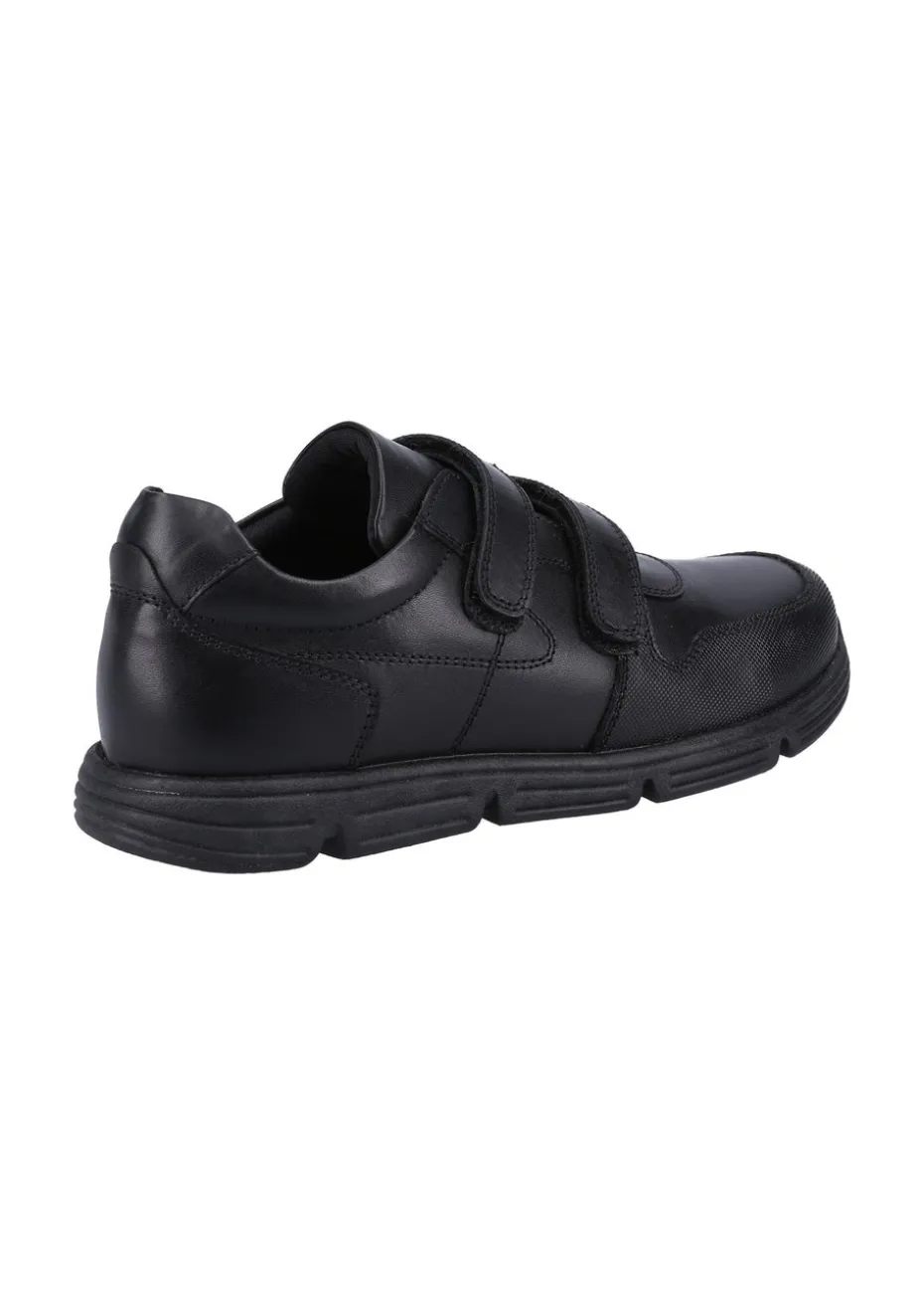 Hush Puppies Boys Black Lucas Junior School Shoes (Younger 10-Older 2)