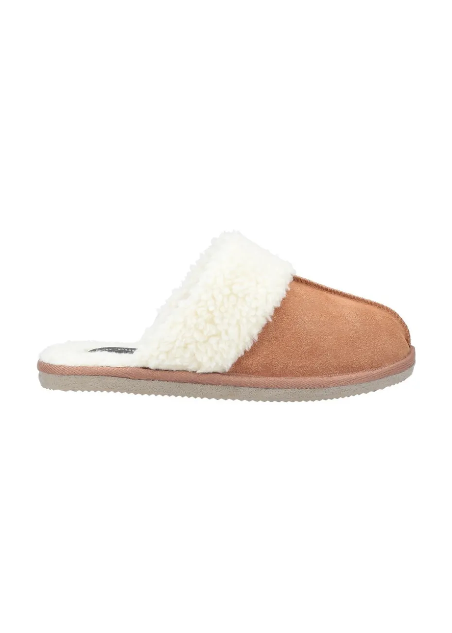 Hush Puppies Brown Arianna Mule Slippers