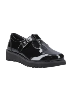 Hush Puppies Florrie T-Bar Patent Senior