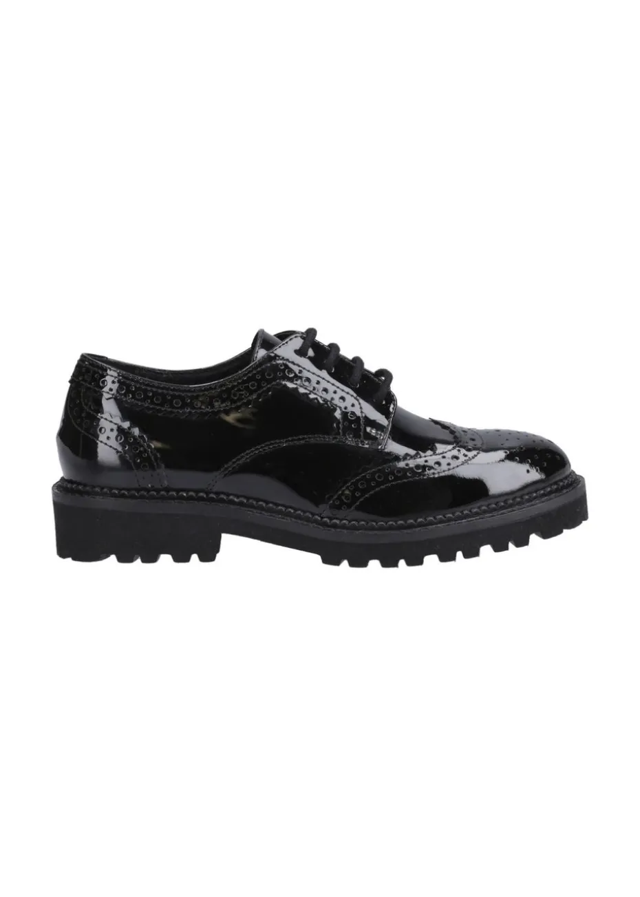 Hush Puppies Gabi Lace Up Patent Senior
