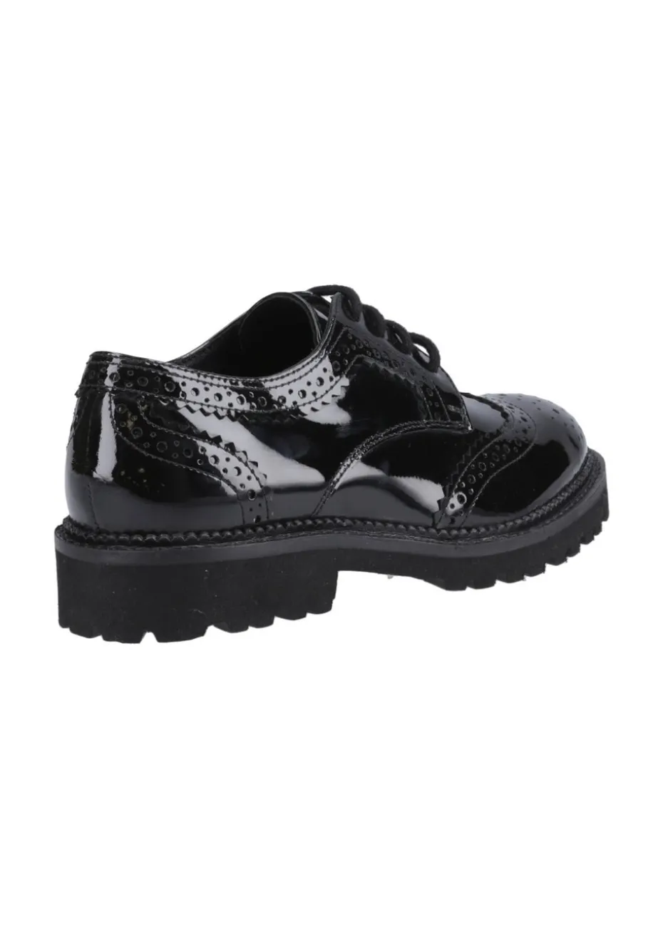 Hush Puppies Gabi Lace Up Patent Senior