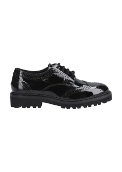 Hush Puppies Gabi Lace Up Patent Junior