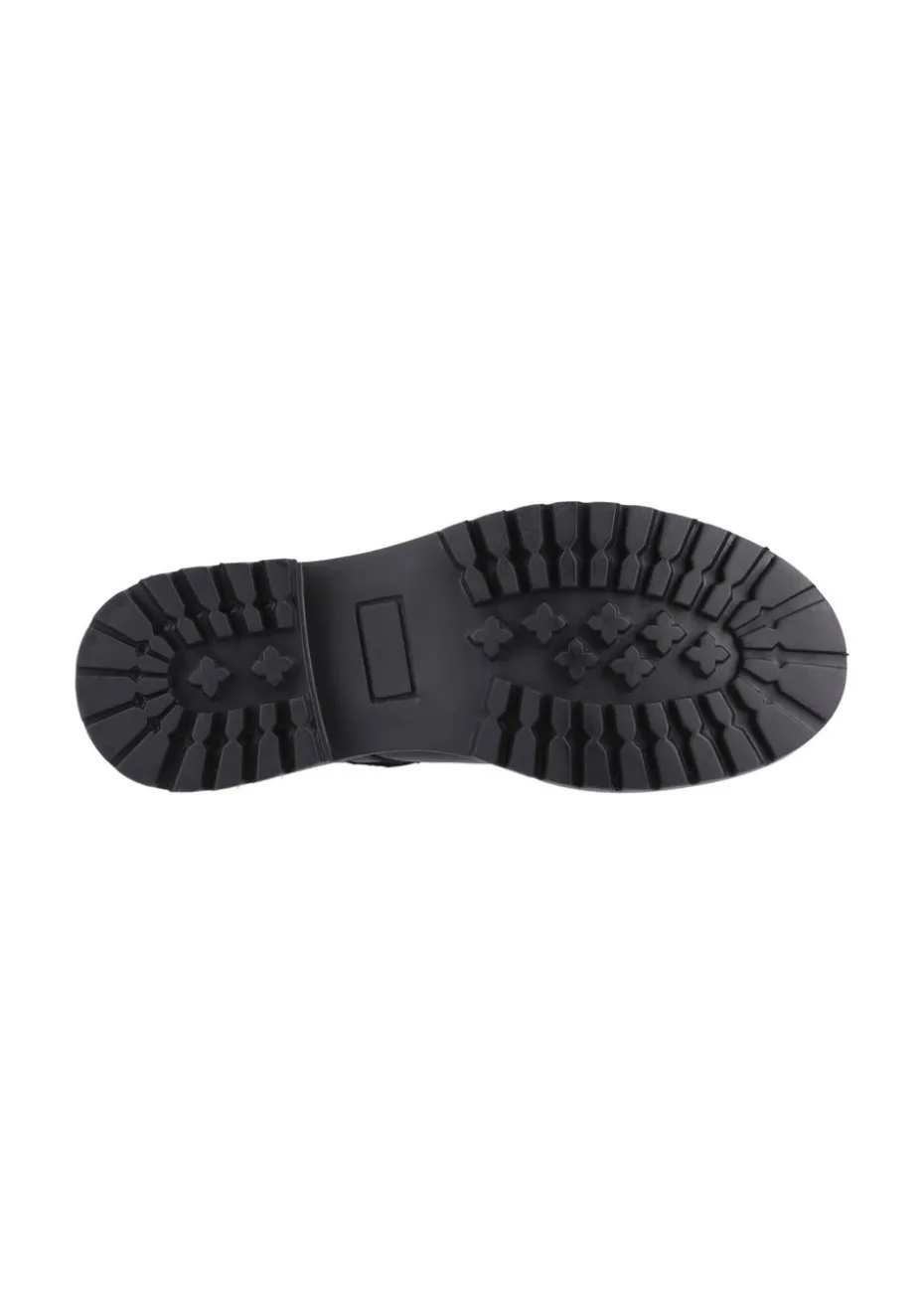 Hush Puppies Girls Black Aurora Senior School Shoes (Older 3-5)