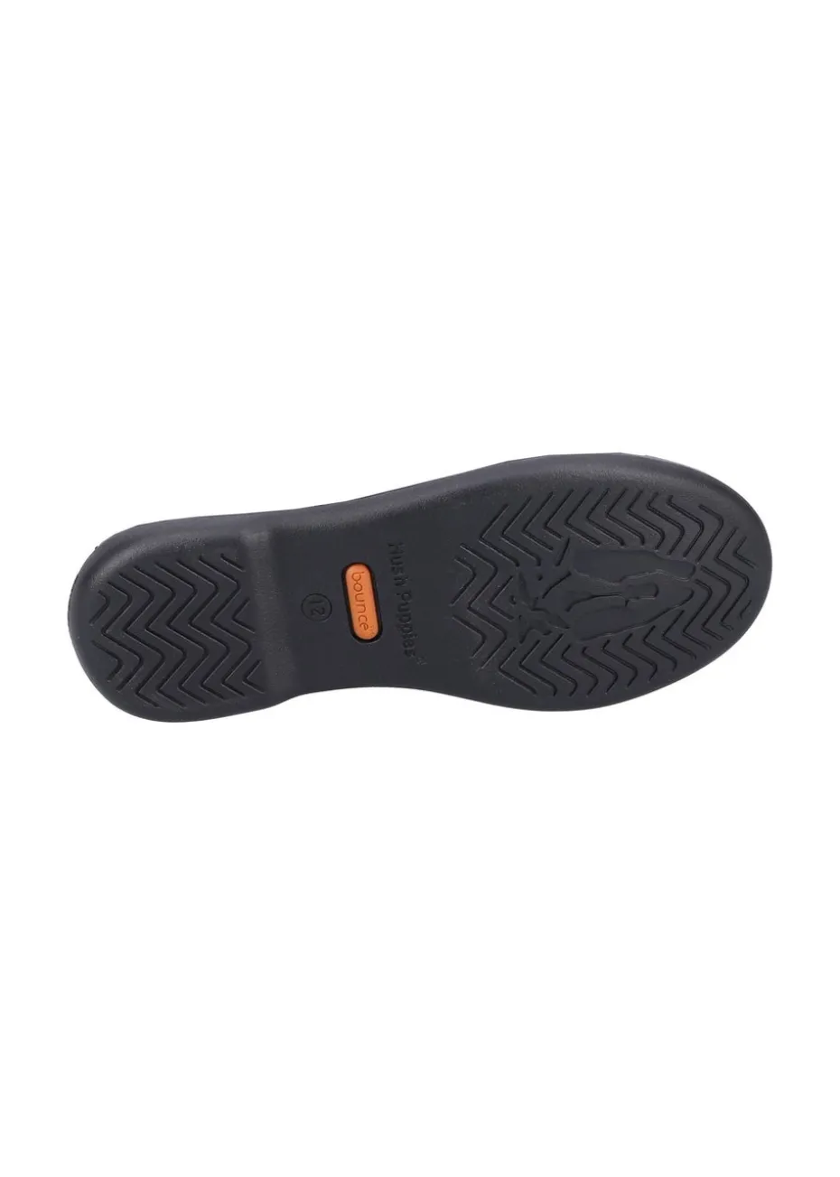 Hush Puppies Girls Black Bridget Snr School Shoes (Older 3-5)