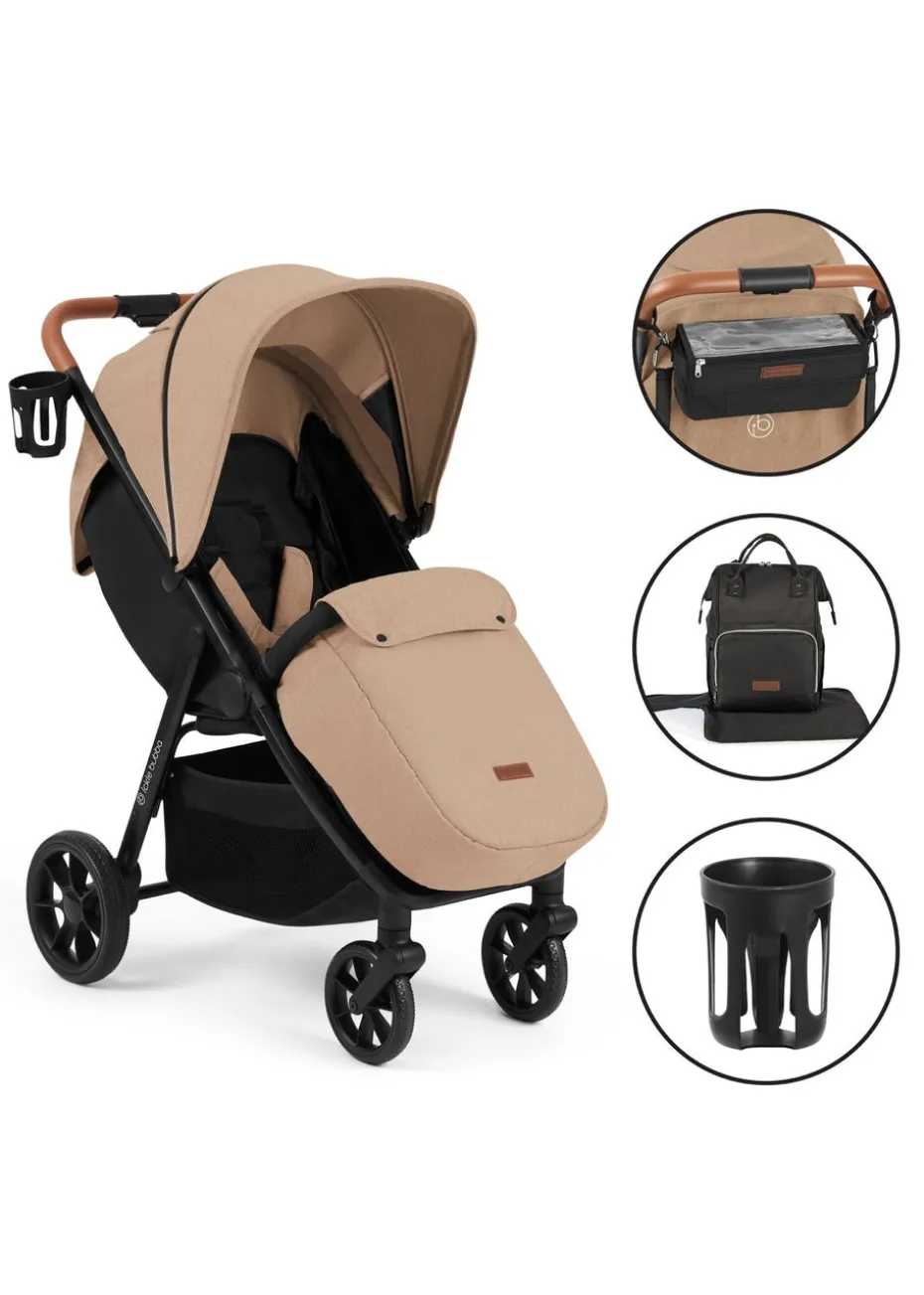 Ickle Bubba Beige Stomp Stride Prime Stroller