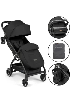 Ickle Bubba Black Aries Prime Autofold Stroller