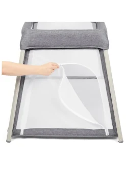 Ickle Bubba Grey Scout 2 in 1 Travel Cot and Playpen