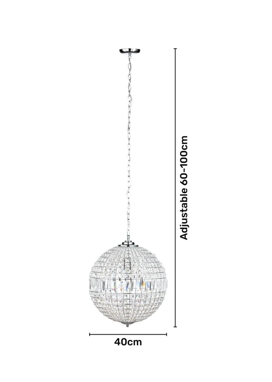 Inlight Melia Pendant Light (100cm x 40cm x 40cm)