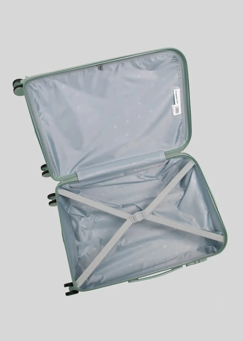 IT Luggage Green Hard Suitcase