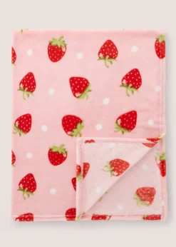 IT Luggage Red Softshell Strawberry Suitcase